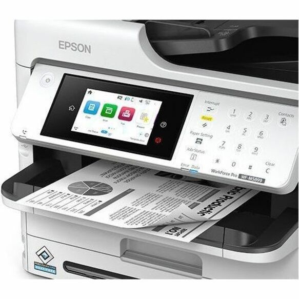 Epson WorkForce Pro WF-M5899 Wired & Wireless Inkjet Multifunction Printer - Monochrome C11CK76201