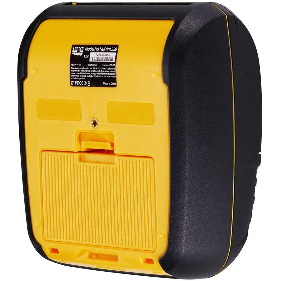 Adesso NuPrint NuPrint 220B Retail, Delivery, Restaurant, Pharmacy, Transportation & Logistic, Parking Ticket Direct Thermal Printer - Monochrome - Receipt Print - Bluetooth - Battery Included - Black NUPRINT 220B