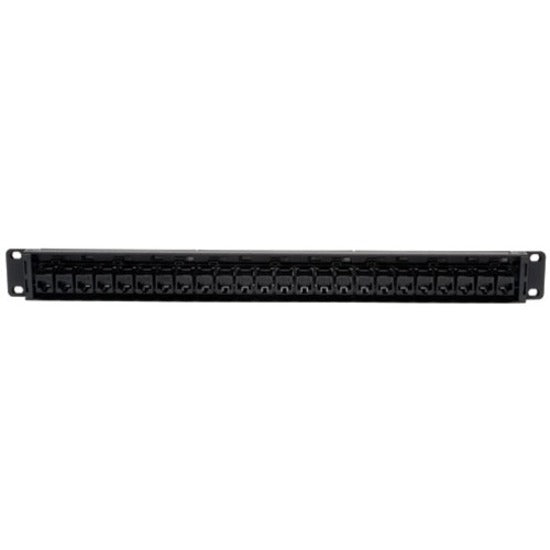 Tripp Lite by Eaton 24-Port 1U Rack-Mount Cat6/Cat5 Feedthrough Patch Panel, RJ45 Ethernet, TAA N254-024