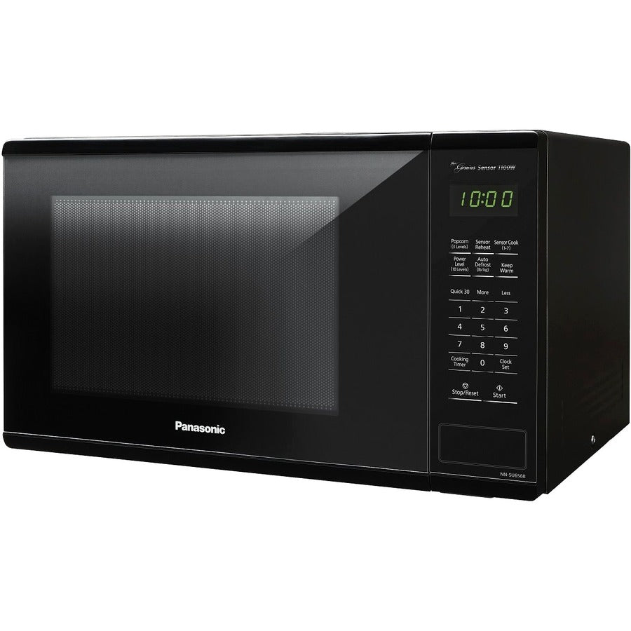 Panasonic 1.3 Cu. Ft. 1100W Countertop Microwave Oven - Black -NN-SU656B NN-SU656B