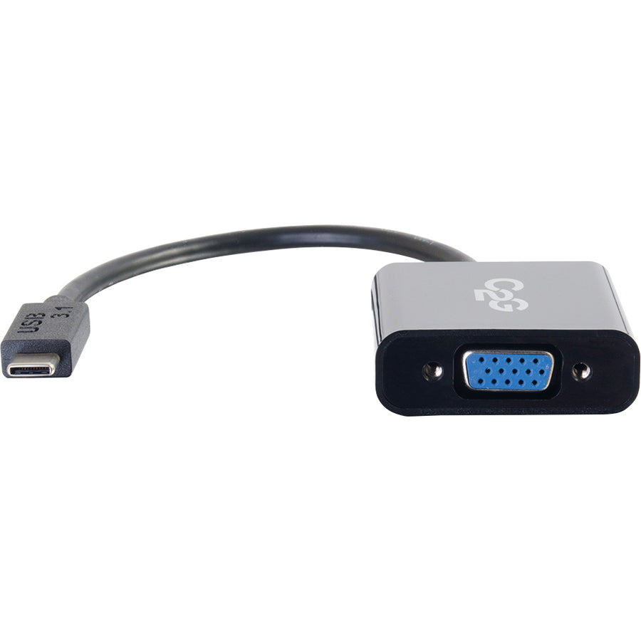 C2G USB C to VGA Video Adapter Converter - USB 3.1 - 1080p - M/F 29471