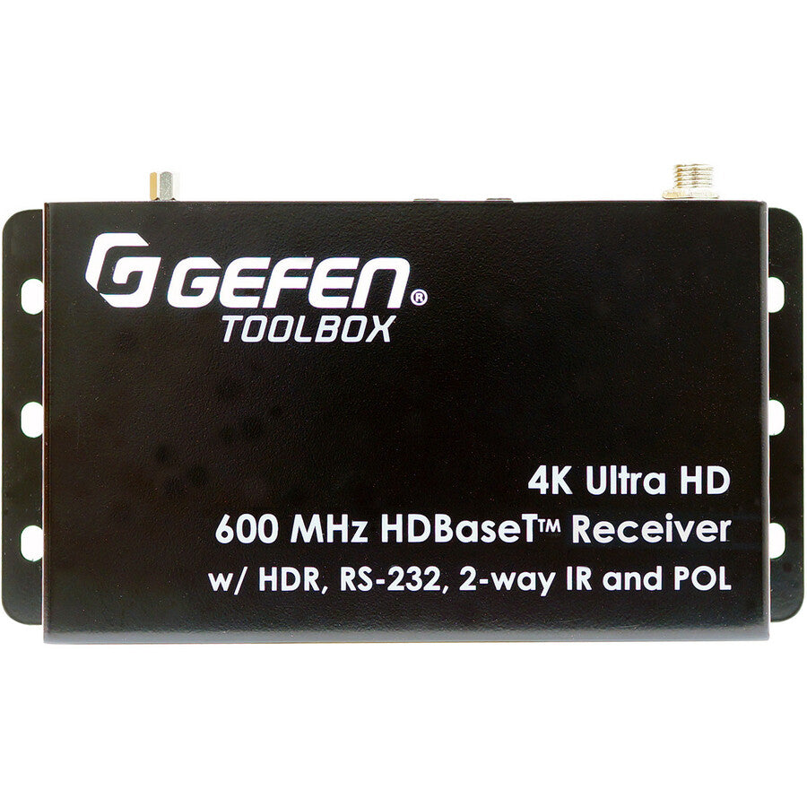 Gefen 4K Ultra HD 600 MHz HDBaseT Extender w/ HDR, RS-232, 2-way IR, and POL GTB-UHD600-HBT