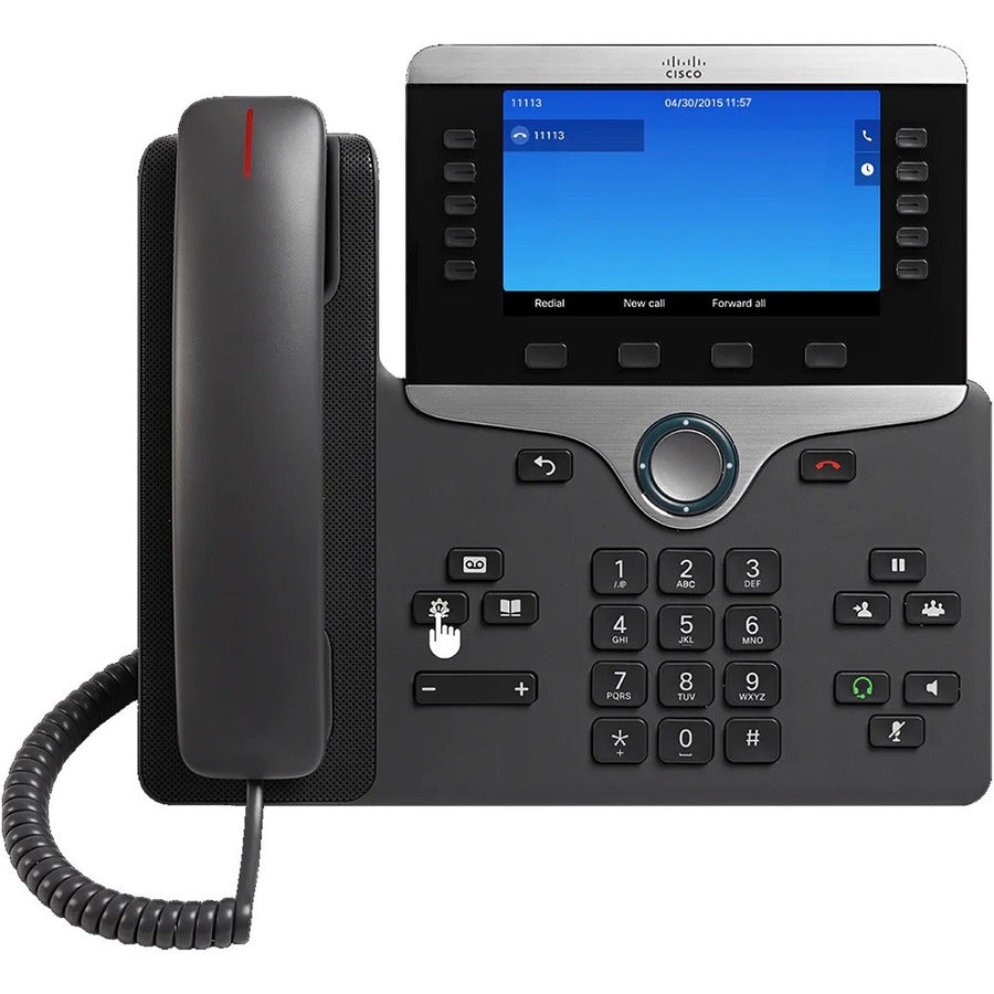 Cisco 8841 IP Phone - Wall Mountable - Black CP-8841-3PW-NA-K9=