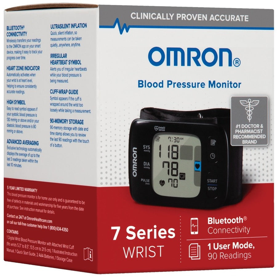 Omron 7 Series Wireless Wrist Blood Pressure Monitor BP6350