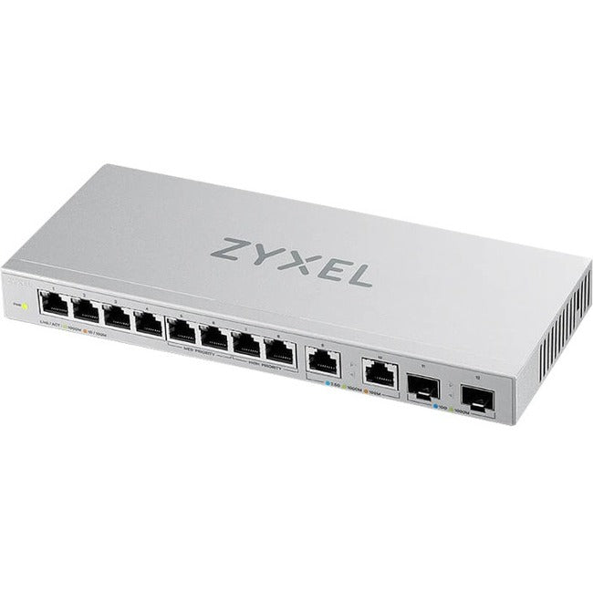 ZYXEL 12-Port Unmanaged Multi-Gigabit Switch with 2-Port 2.5G and 2-Port 10G SFP+ XGS1010-12