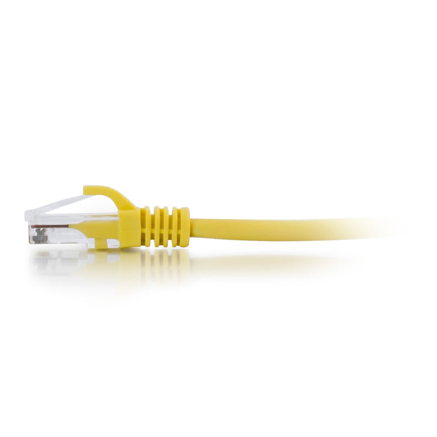 C2G 7ft Cat6a Snagless Unshielded (UTP) Ethernet Cable - Cat6a Network Patch Cable - PoE - Yellow 50747