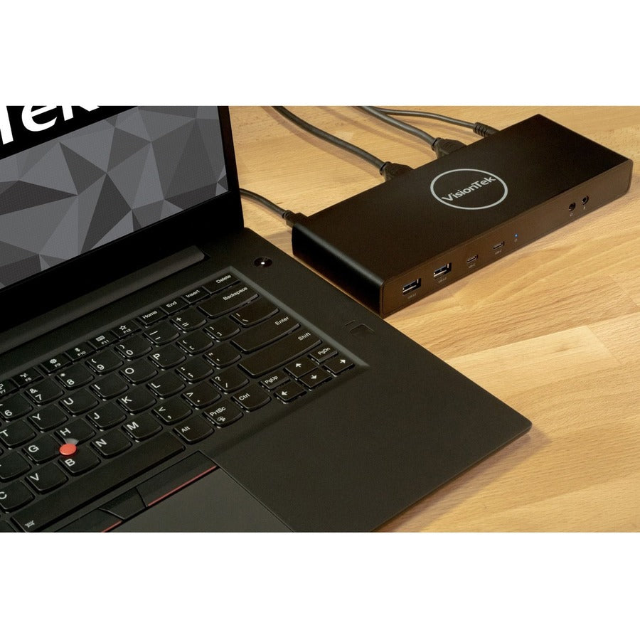 VisionTek VT4500 USB / USB-C Dual Monitor 4K Docking Station with 60W Power Delivery 901250