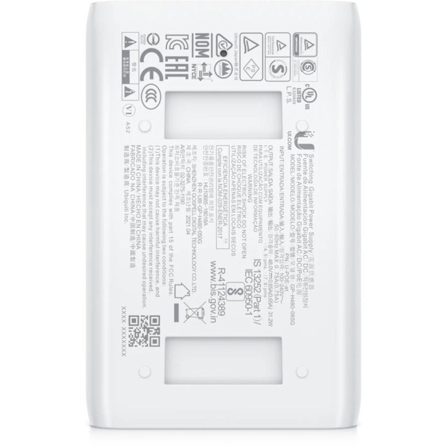 Ubiquiti PoE Injector, 802.3AT U-POE-at