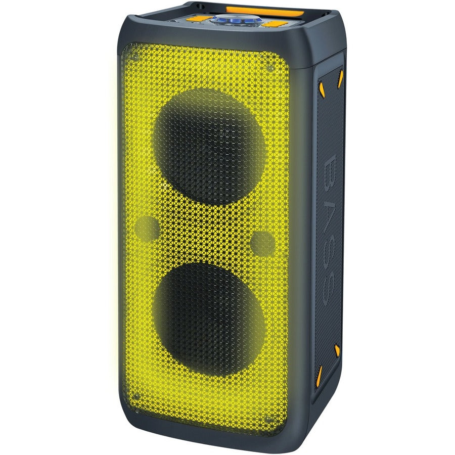 IQ Sound IQ-7028DJBT Portable Bluetooth Speaker System - 36 W RMS - Black IQ-7028DJBT