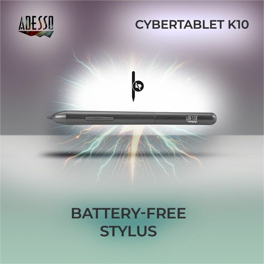 Adesso 10" x 6" Graphic Tablet CYBERTABLET K10