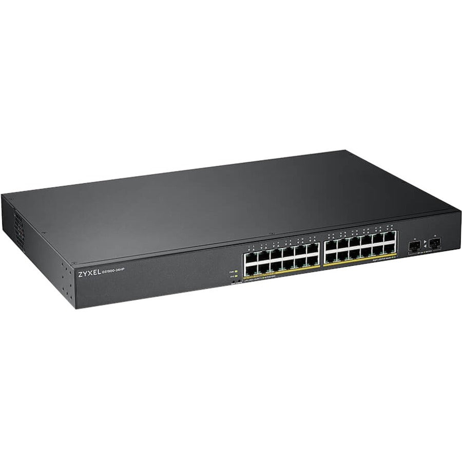 ZYXEL 24-port GbE Smart Managed PoE Switch with GbE Uplink GS1900-24HPV2