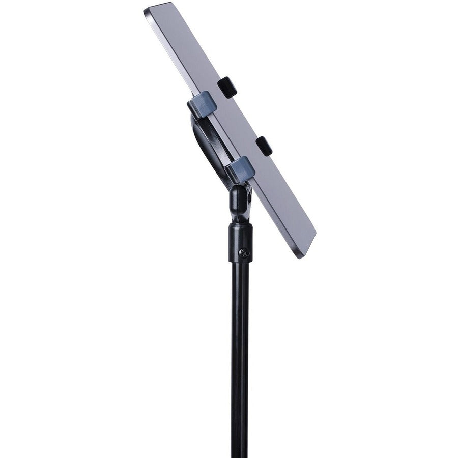 StarTech.com Mobile Tablet Stand with wheels, Height Adjustable Cart, Universal Rolling Tablet Stand for 7 - 11in w/ Detachable Holder, TAA STNDTBLTMOB