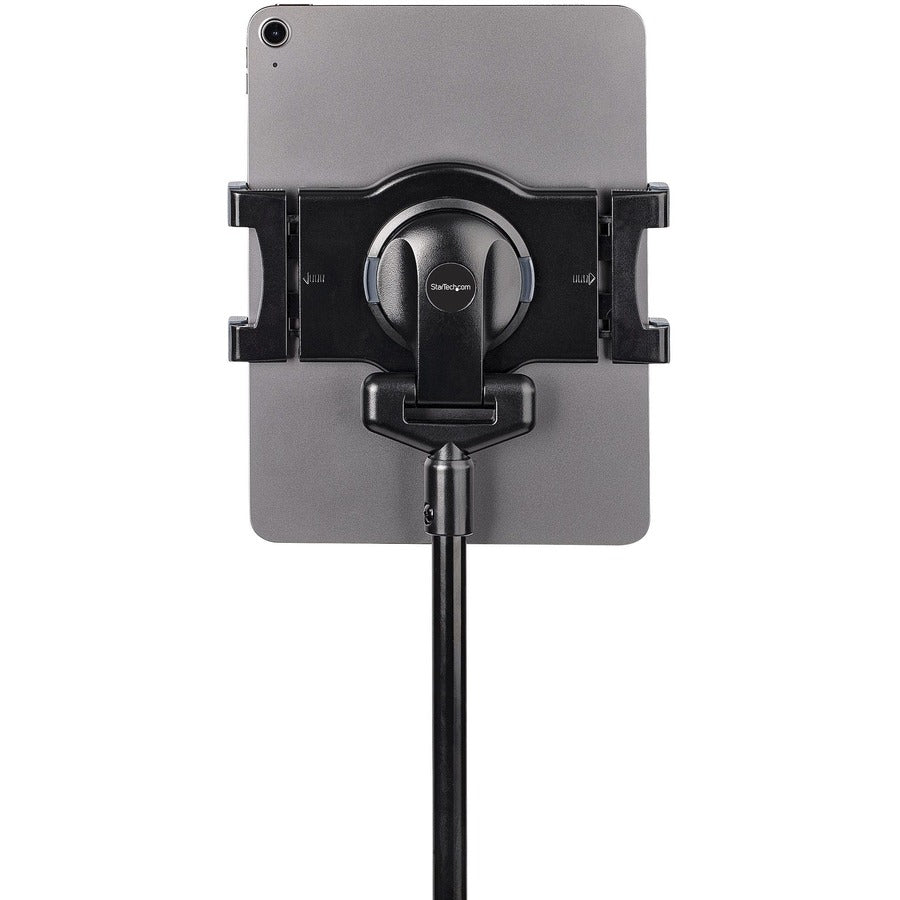 StarTech.com Mobile Tablet Stand with wheels, Height Adjustable Cart, Universal Rolling Tablet Stand for 7 - 11in w/ Detachable Holder, TAA STNDTBLTMOB