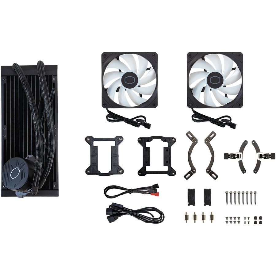 Cooler Master MasterLiquid 240L Core ARGB Cooling Fan/Radiator/Pump MLW-D24M-A18PZ-R1