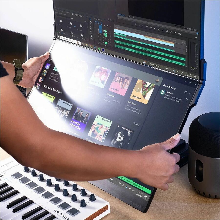 Mobile Pixels Geminos 24" Dual-Stacked Monitor 116-1001P01