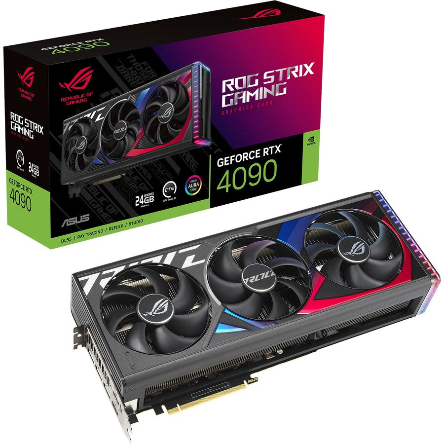 Asus ROG NVIDIA GeForce RTX 4090 Graphic Card - 24 GB GDDR6X ROG-STRIX-RTX4090-24G-GAM