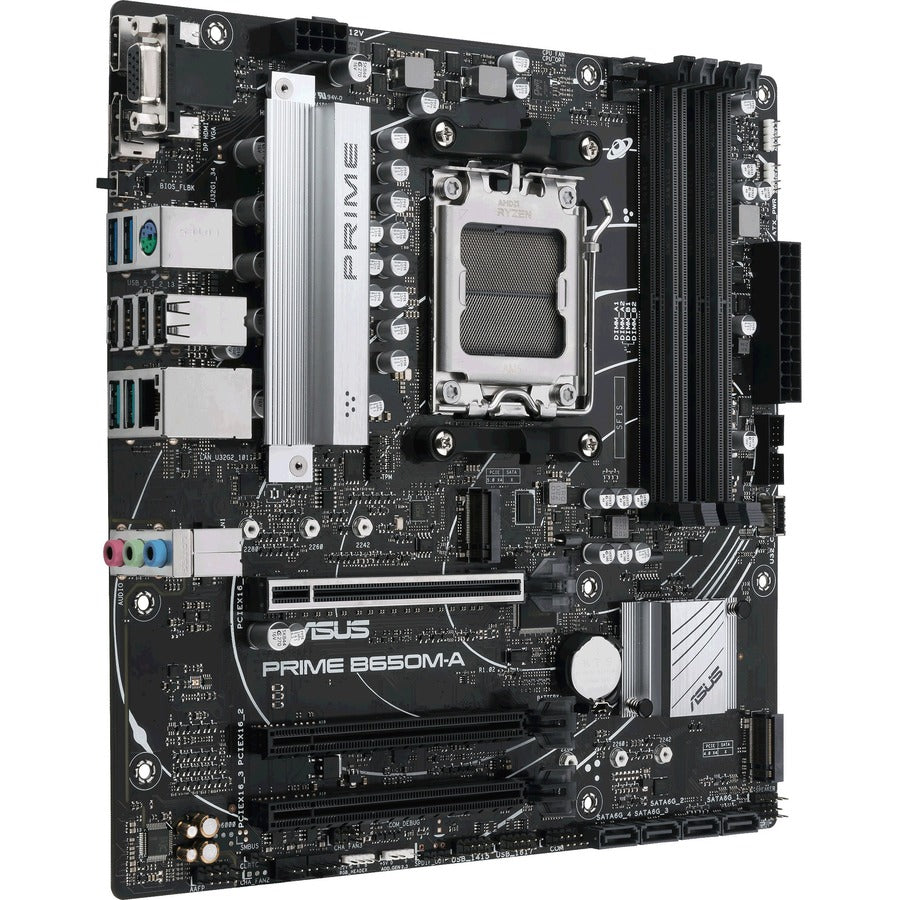 Asus Prime B650M-A-CSM Desktop Motherboard - AMD B650 Chipset - Socket AM5 - Micro ATX PRIME B650M-A-CSM