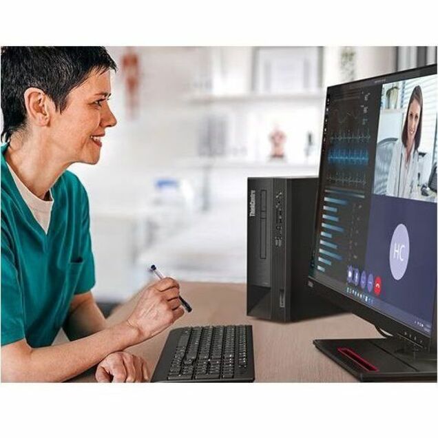 Lenovo ThinkCentre neo 50s Gen 4 12JF0000US Desktop Computer - Intel Core i5 13th Gen i5-13400 - 8 GB - 256 GB SSD - Small Form Factor - Black 12JF0000US