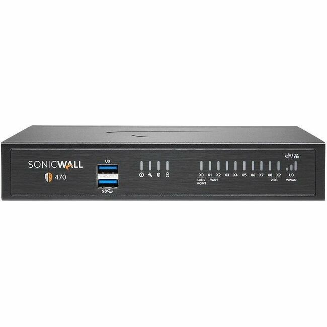 SonicWall TZ470 Network Security/Firewall Appliance 03-SSC-1367