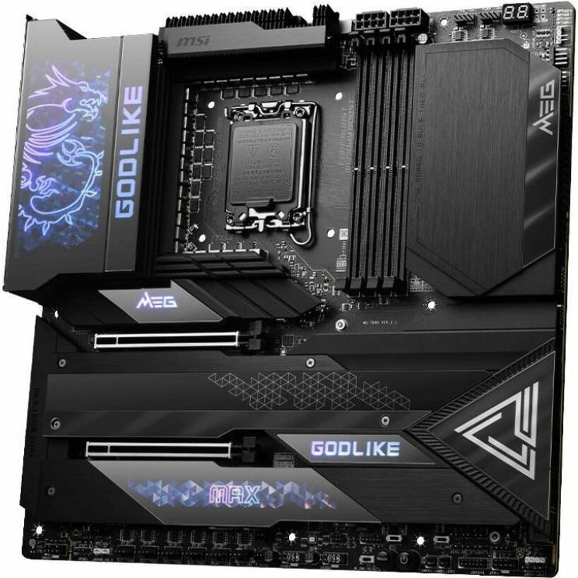 MSI MEG Z790 GODLIKE MAX Gaming Desktop Motherboard - Intel Z790 Chipset - Socket LGA-1700 - Extended ATX Z790GODLIKEMAX