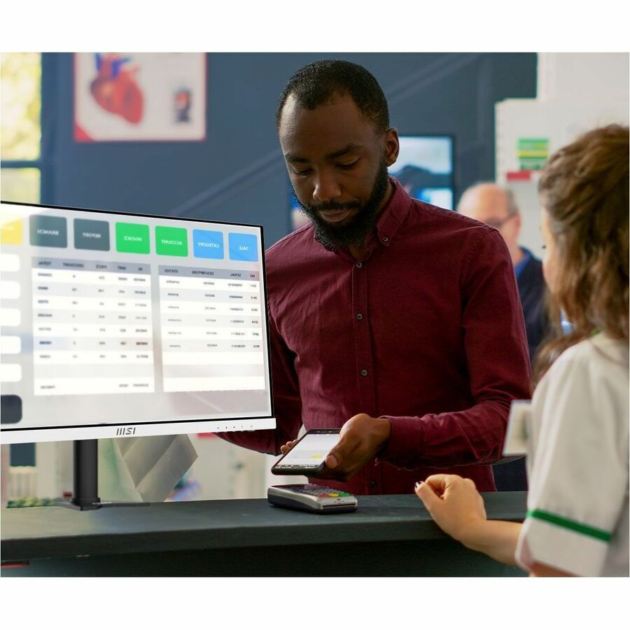 MSI Pro MP243XW 24" Class Full HD LCD Monitor - 16:9 PROMP243XW