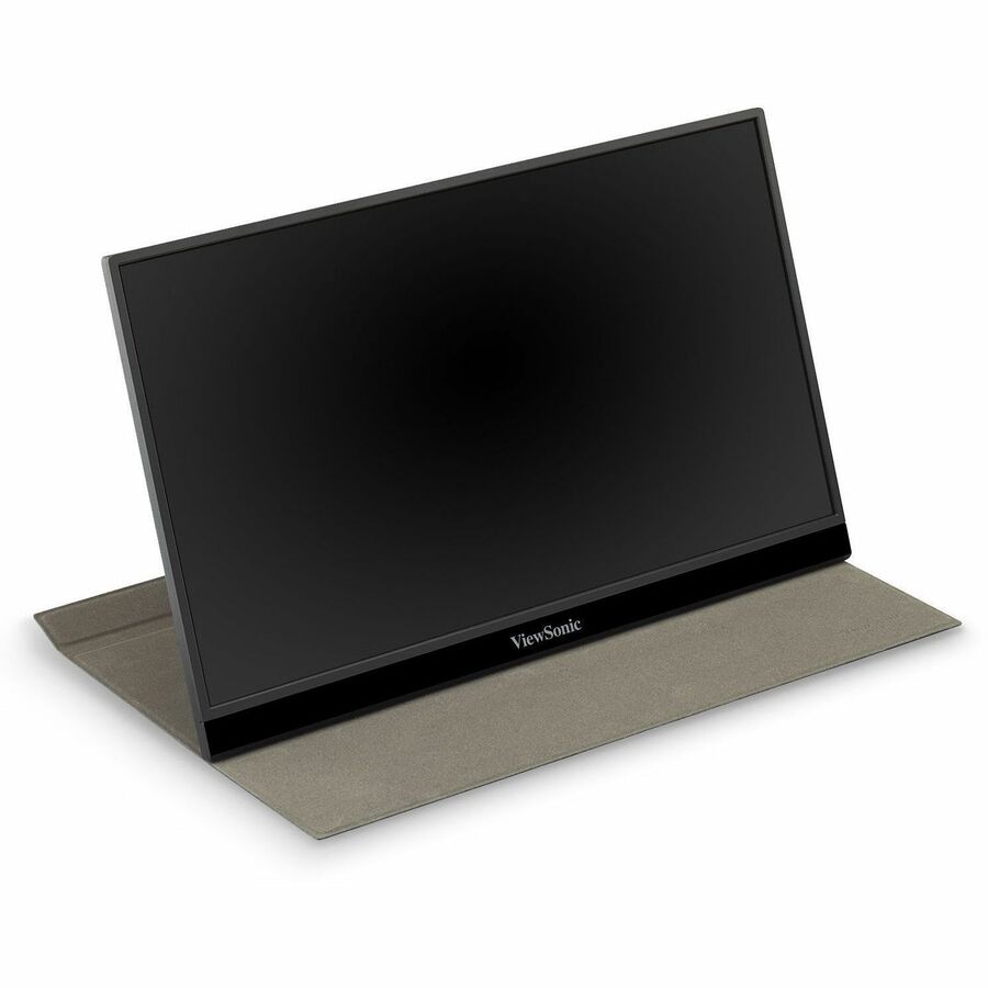 ViewSonic VX1655-4K 15.6 Inch 4K UHD Portable LED IPS Monitor with 2 Way Powered 60W USB C, Mini HDMI, Dual Speakers, and Built-in Stand with Tripod Mount VX1655-4K