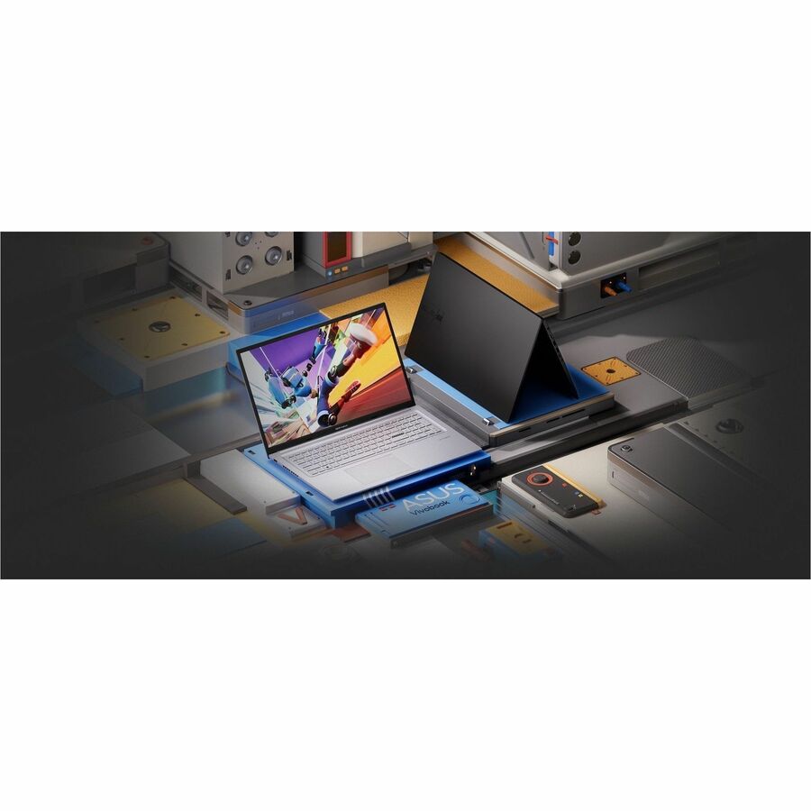 Asus Vivobook 17X K3704 K3704VA-DH96-S 17.3" Notebook - Full HD - Intel Core i9 13th Gen i9-13900H - 16 GB - 1 TB SSD - Transparent Silver K3704VA-DH96-S