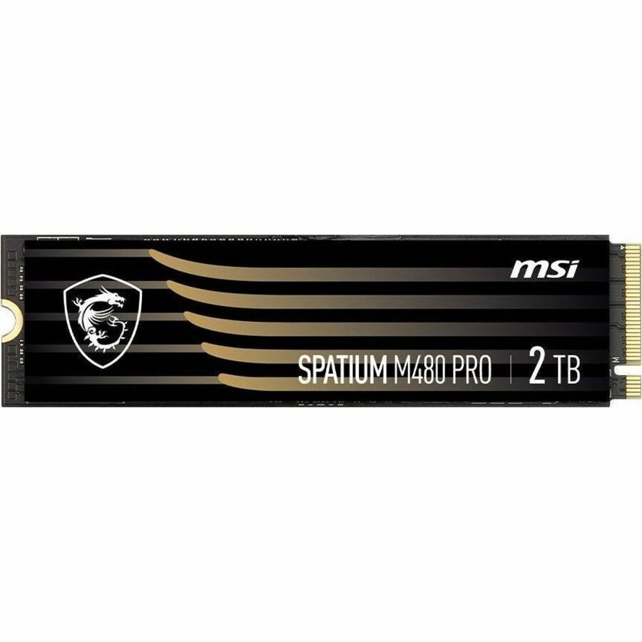 MSI SPATIUM M480 PRO 2 TB Solid State Drive - M.2 2280 Internal - PCI Express NVMe (PCI Express NVMe 4.0 x4) SM480PN2TB