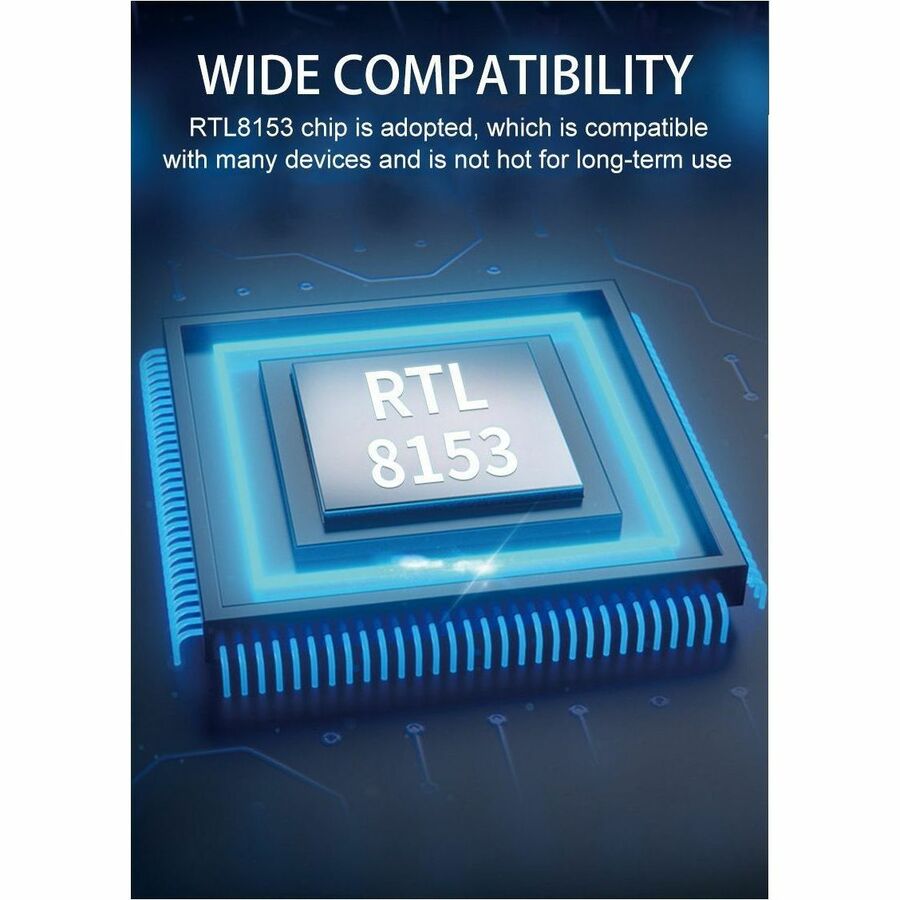 Adesso USB-C to Ethernet Network Adapter (TAA Compliant) AUH-5000