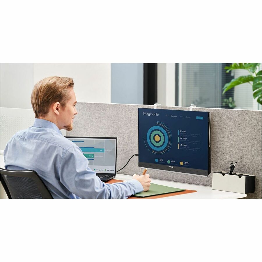 Asus ZenScreen MB229CF 22" Class Full HD LED Monitor - 16:9 MB229CF