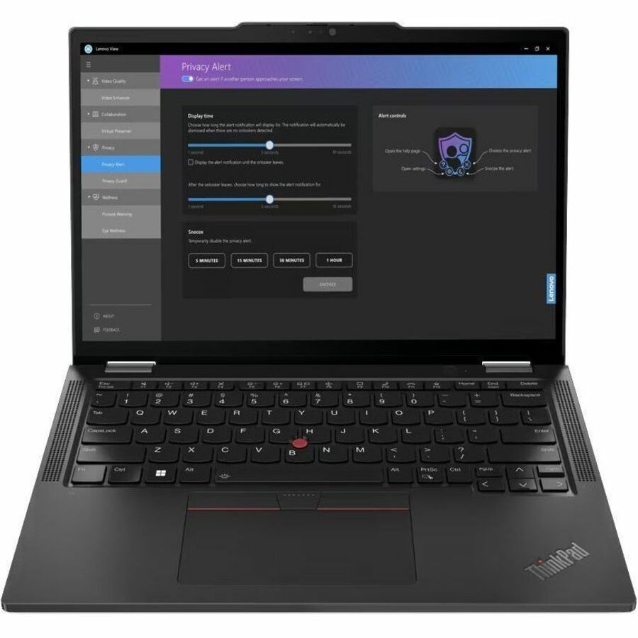 Lenovo ThinkPad X13 Gen 5 21LW002BUS 13.3" Touchscreen Convertible 2 in 1 Notebook - WUXGA - Intel Core Ultra 7 165U - vPro Technology - 16 GB - 1 TB SSD - English Keyboard - Black 21LW002BUS