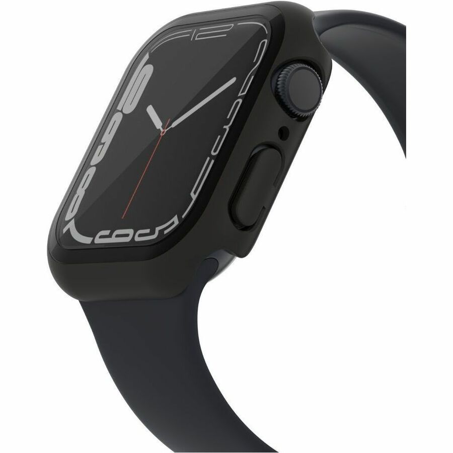 Belkin TemperedCurve 2-in-1 Treated Screen Protector + Bumper for Apple Watch Series 8 Black, Clear OVG004ZZBK-REV