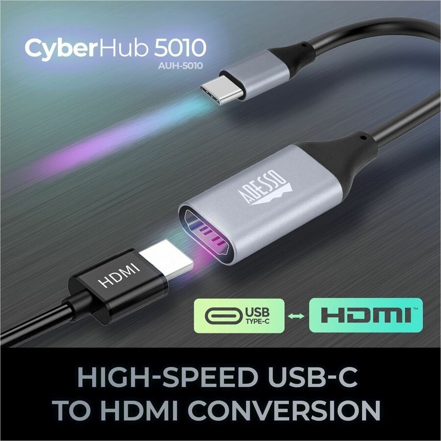 Adesso USB C To HDMI Adapter @4K/60Hz AUH-5010