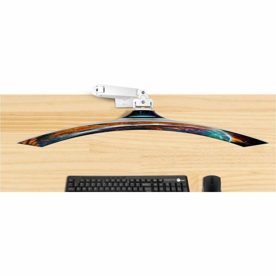 SIIG Single Heavy Duty 34"- 49" Monitor Arm with Easy Top Mounting - Weight Between 22 to 44 lbs CE-MT3S11-S1