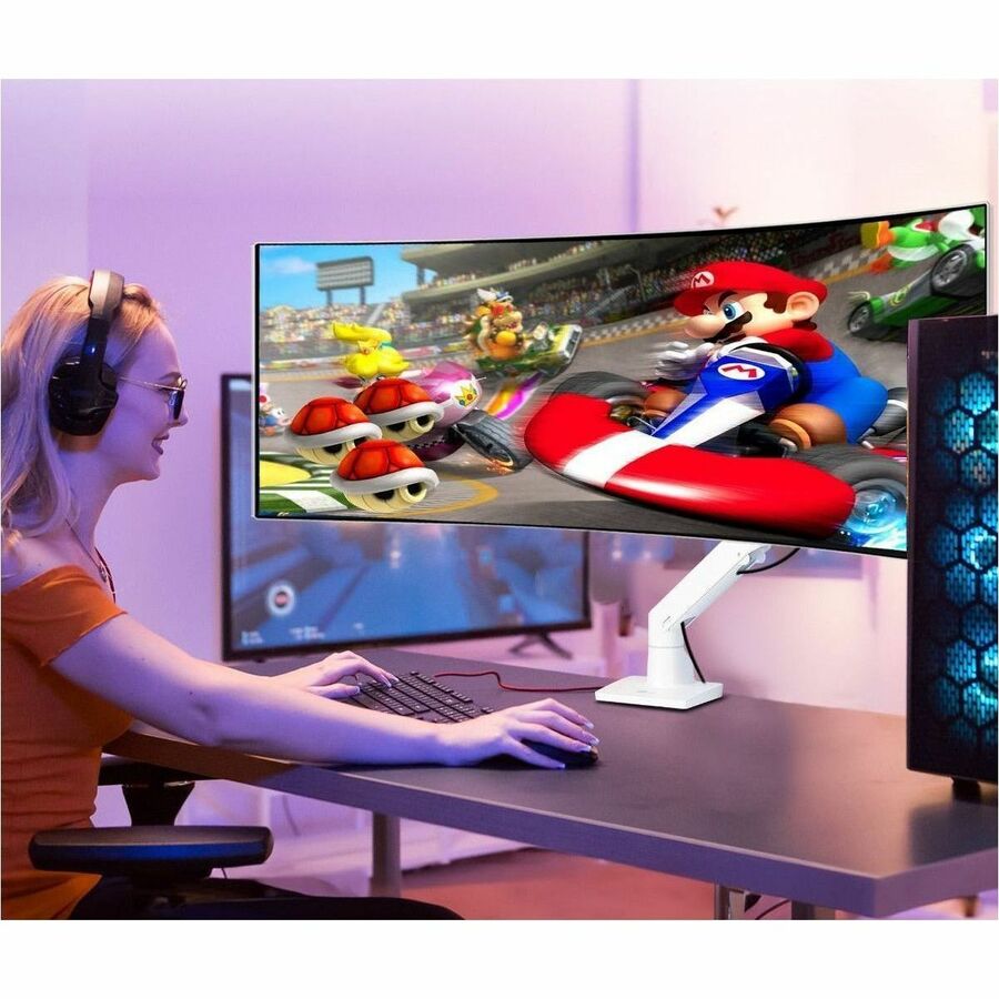 SIIG Single Heavy Duty 34"- 49" Monitor Arm with Easy Top Mounting - Weight Between 22 to 44 lbs CE-MT3S11-S1