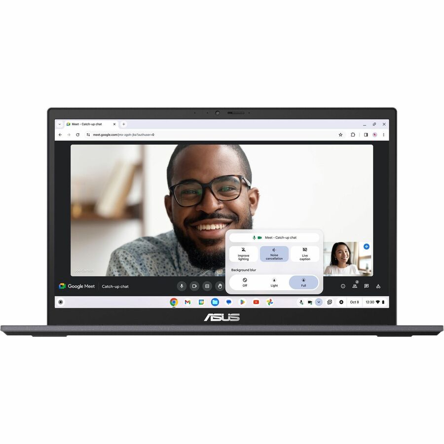 Asus Chromebook Plus CX34 CX3402CBA-DH388T-GR 14" Touchscreen Chromebook - Full HD - Intel Core i3 12th Gen i3-1215U - 8 GB - 128 GB Flash Memory - Rocky Gray CX3402CBA-DH388T-GR