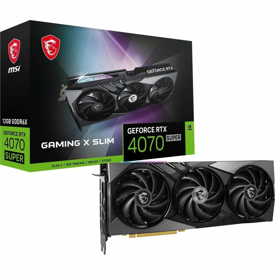 MSI NVIDIA GeForce RTX 4070 SUPER Graphic Card - 12 GB GDDR6X G4070S12GXS