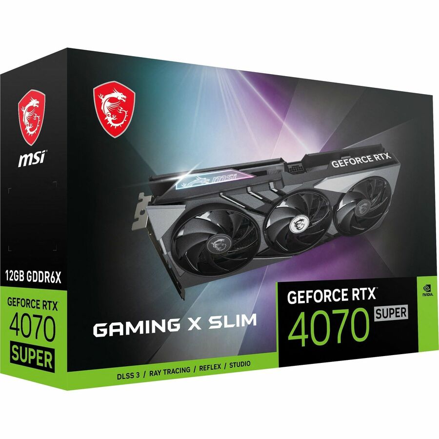 MSI NVIDIA GeForce RTX 4070 SUPER Graphic Card - 12 GB GDDR6X G4070S12GXS