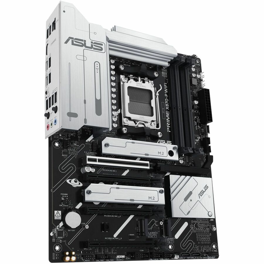 Asus Prime X870-P WIFI Gaming Desktop Motherboard - AMD X870 Chipset - Socket AM5 - ATX PRIMEX870-PWIFI