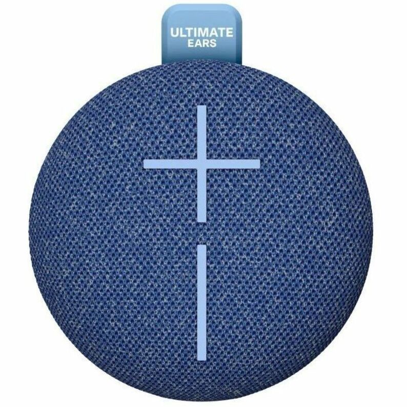 ULTIMATE EARS MINIROLL Ultra-Portable Waterproof Bluetooth Speaker, Big Bass, IP67 Dustproof, 131 ft (40 m) Range - Majestic Blue 984-002020
