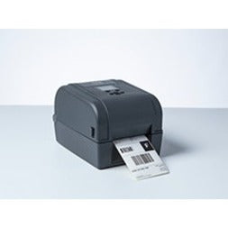 Brother TD-4650TNWB Desktop Direct Thermal/Thermal Transfer Printer - Monochrome - Label Print - USB - Serial - Bluetooth - Wireless LAN TD4650TNWB