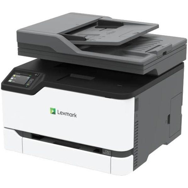 Lexmark CX431adw Laser Multifunction Printer-Color-Copier/Fax/Scanner-26 ppm Mono/26 ppm Color Print-2400x600 dpi Print-Automatic Duplex Print-75000 Pages-251 sheets Input-600 dpi Optical Scan-Color Fax-Wireless LAN 40N9370