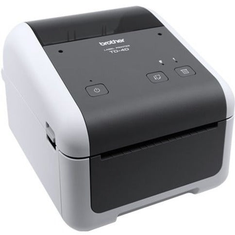 Brother TD4520DN Desktop Direct Thermal Printer - Monochrome - Label Print - Fast Ethernet - USB - Serial TD4520DN