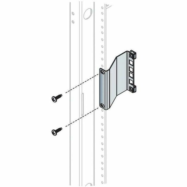 Middle Atlantic 2U Rackrail Recessor - 3in Deep RR2-3RCN