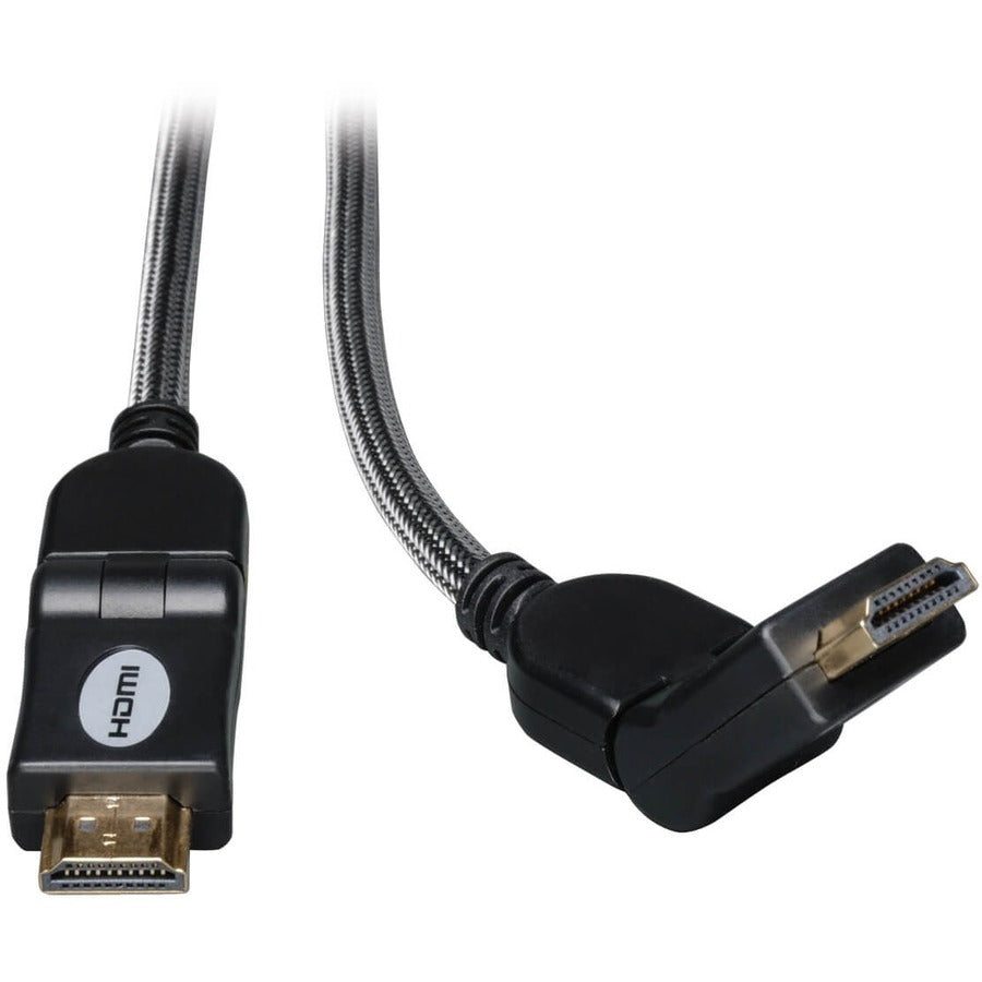 Eaton Tripp Lite Series High-Speed HDMI Cable with Swivel Connectors, Digital Video with Audio, UHD 4K (M/M), 10 ft. (3.05 m) P568-010-SW
