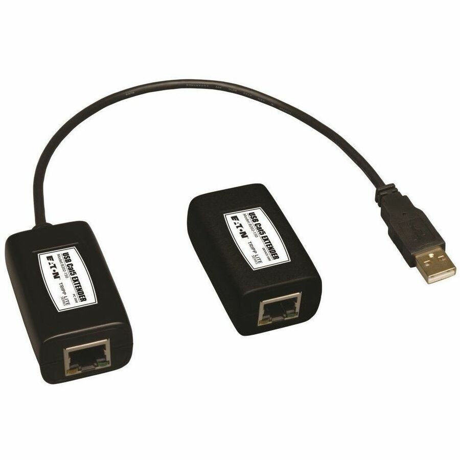 Eaton Tripp Lite Series 1-Port USB over Cat5/Cat6 Extender, Transmitter and Receiver, up to 150 ft. (45.72 m), TAA B202-150