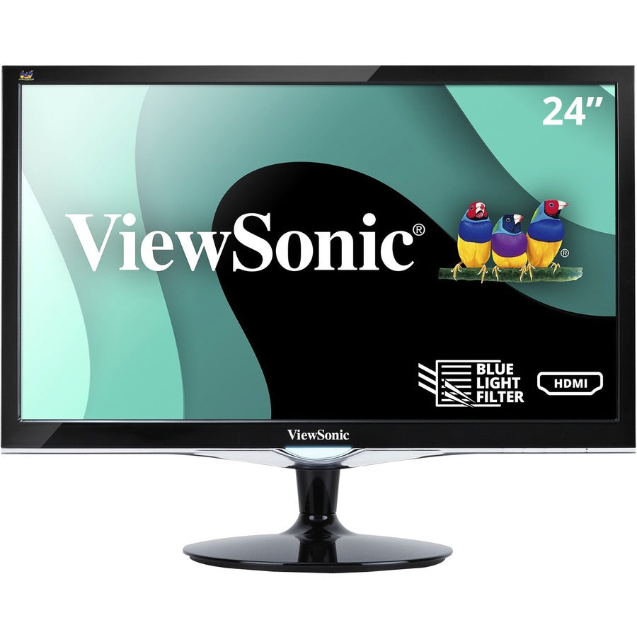 ViewSonic VX2452MH 24 Inch 2ms 60Hz 1080p Gaming Monitor with HDMI DVI and VGA inputs VX2452MH