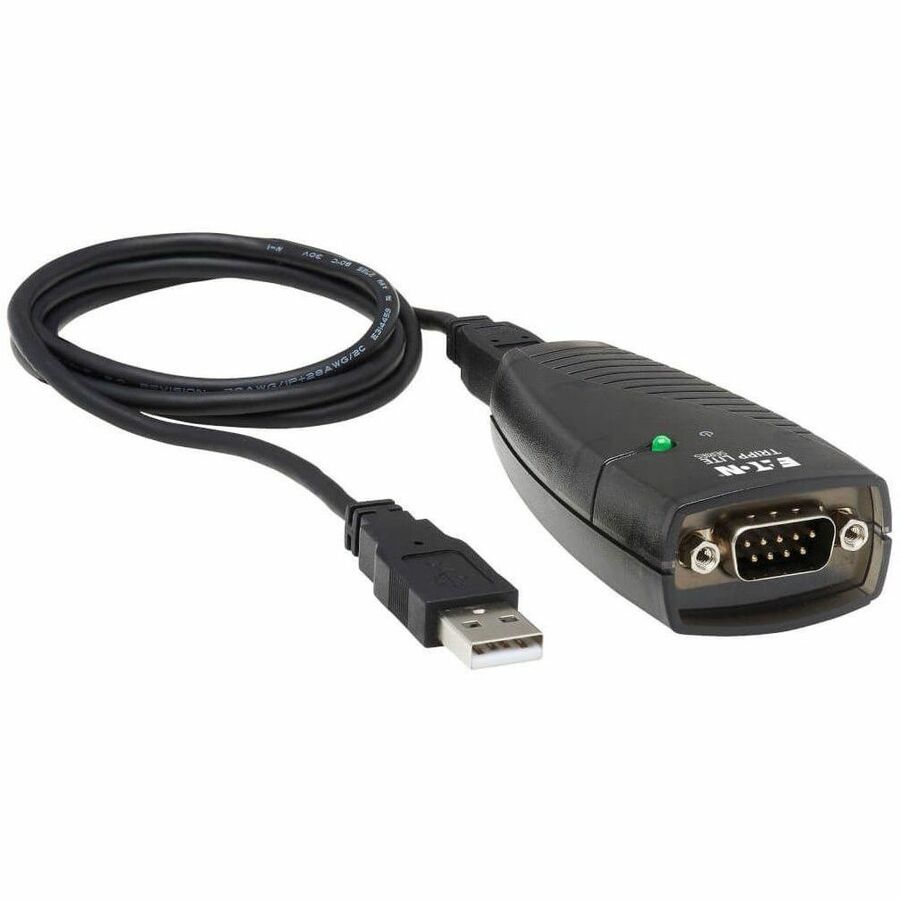 Eaton Tripp Lite Series Keyspan USB to Serial Adapter - USB-A Male to DB9 RS232 Male, 3 ft. (0.91 m), TAA USA-19HS