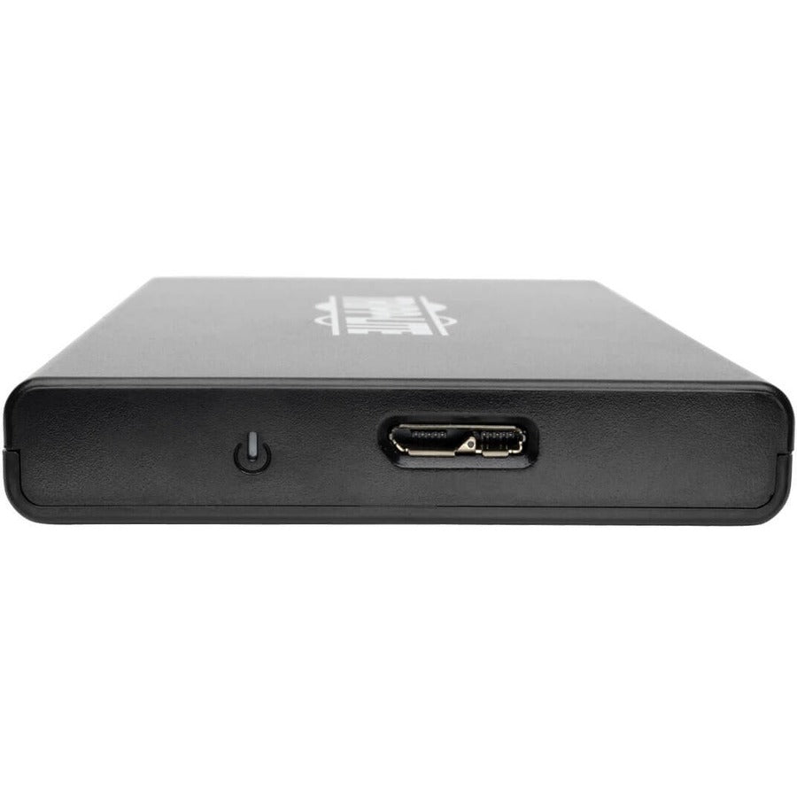 Tripp Lite by Eaton USB 3.0 SuperSpeed External 2.5 in. SATA Hard Drive Enclosure with Built-In Cable and UASP Support U357-025-UASP