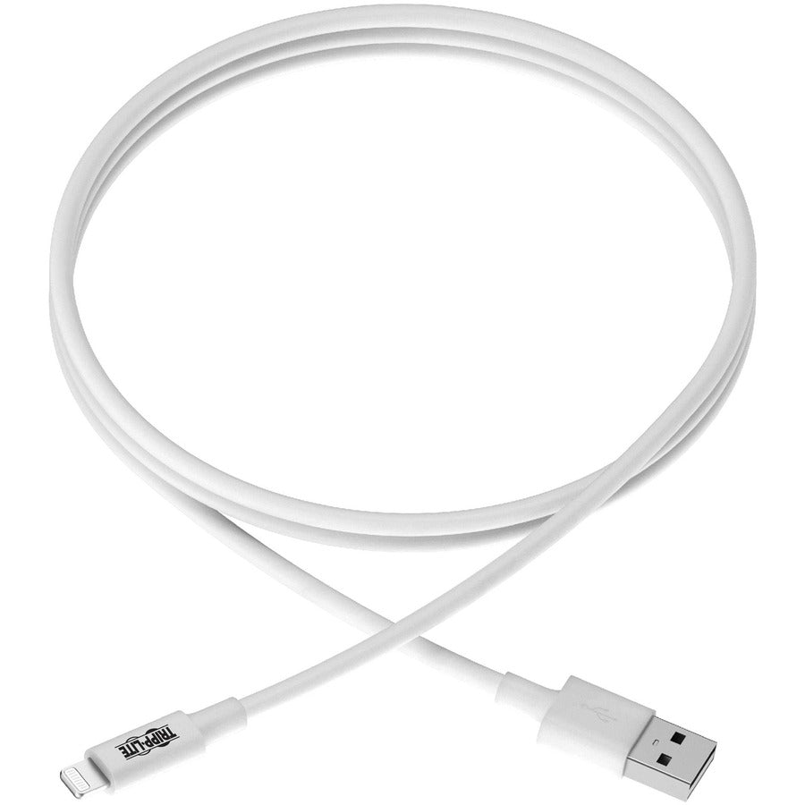 Eaton Tripp Lite Series USB-A to Lightning Sync/Charge Cable (M/M) - MFi Certified, White, 6 ft. (1.8 m) M100-006-WH